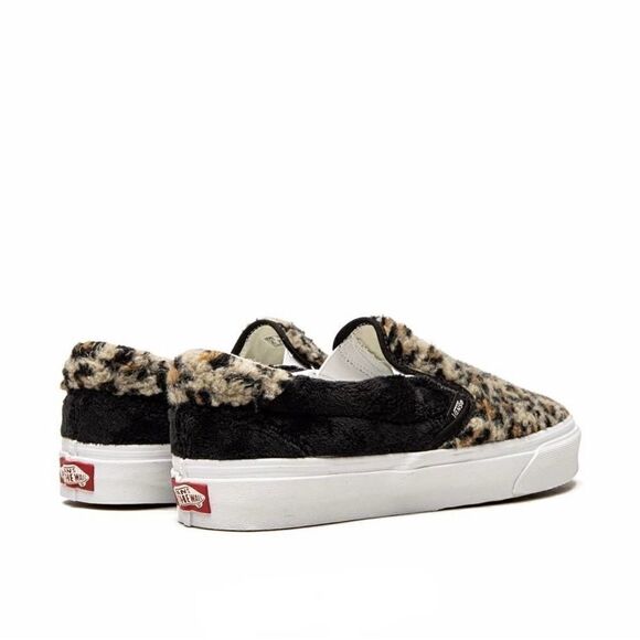 VANS Sherpa Slip-On 59 Sneakers Leopard Print Size 5.5 - Picture 4 of 11